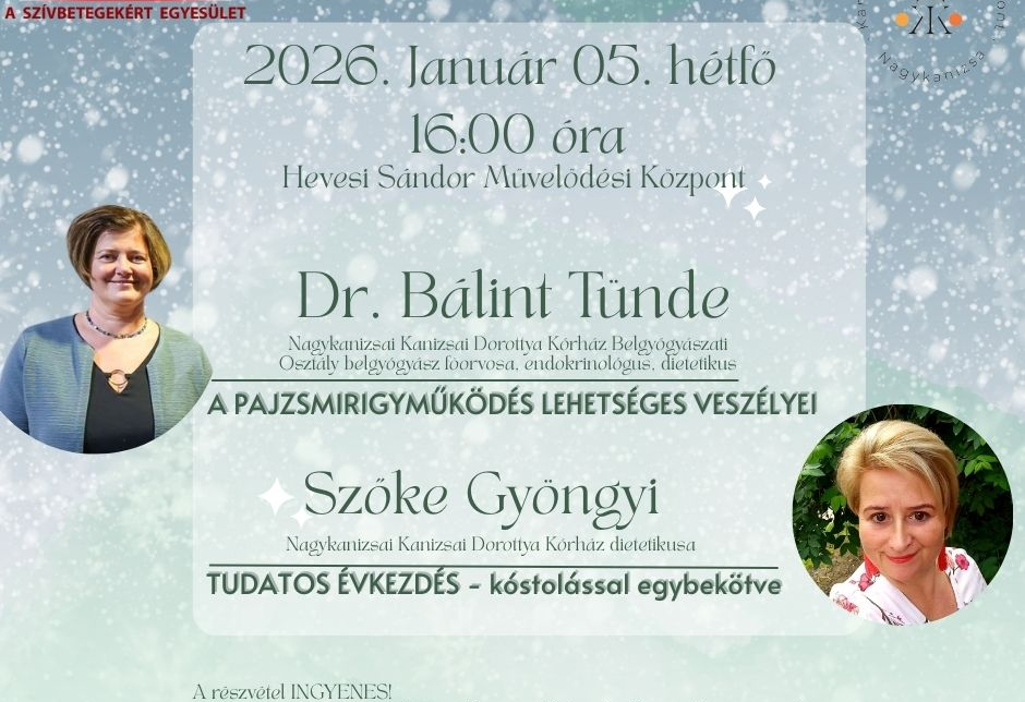 Ingyenes előadás a pajzsmirigyműködésről és a tudatos táplálkozásról