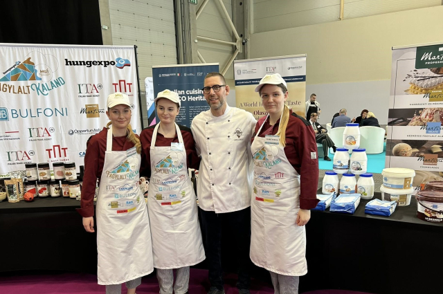 Aranyérem a SIRHA színpadán – a DaCrema csapata nyerte a Fagylalt Kalandot