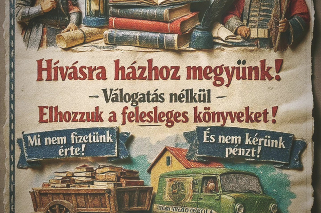 Könyvmentés hívásra: régi tudásnak keres új otthont a Thúry Vitézlő Oskola