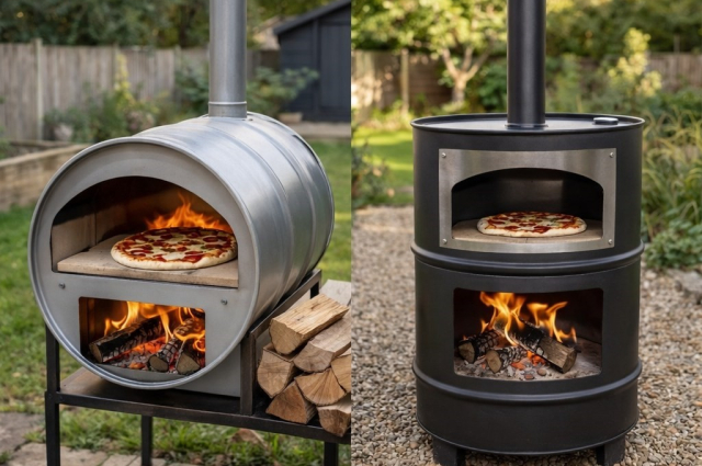 Régi hordóból kerti pizzasütő: látványos DIY megoldás a szabadtéri főzéshez